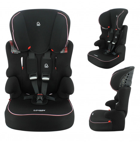 Puggle Linton Comfort Plus Luxe Group 1 2 3 Car Seat Blush Pink 9 Months 12 Years The Nursery Store