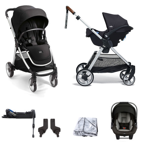 Mamas Papas Flip XT2 Pushchair with Rain Cover Black The Nursery Store