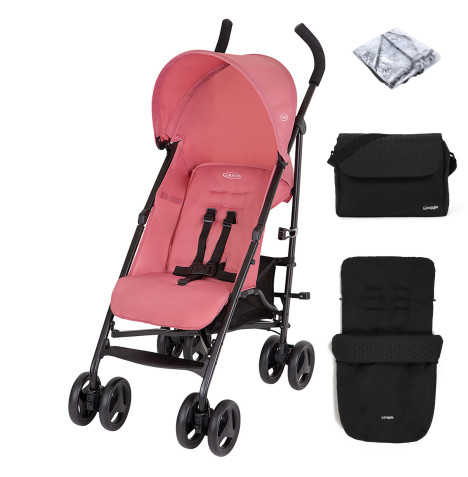 Graco Speedie Stroller with Rain Cover Pink The Nursery Store