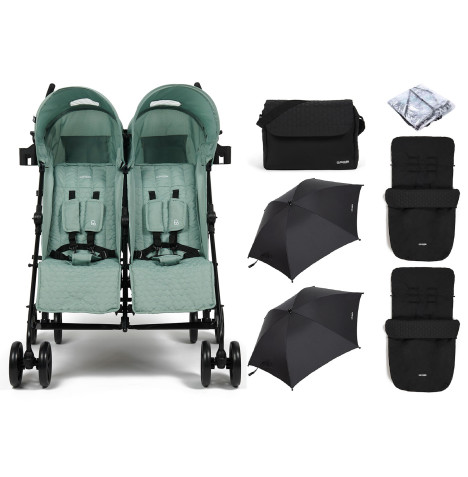 Double buggy bag best sale